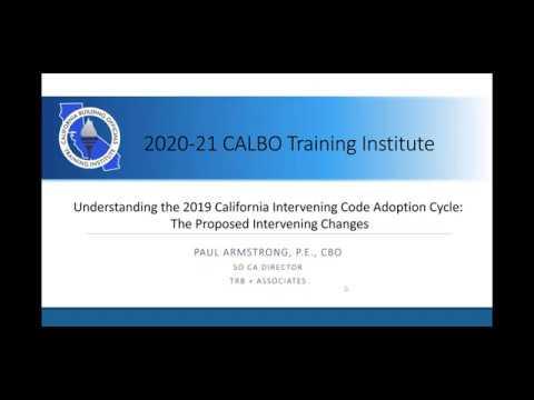 Understanding the 2019 California Intervening Code Adoption Cycle: The Proposed Changes and What’s Next